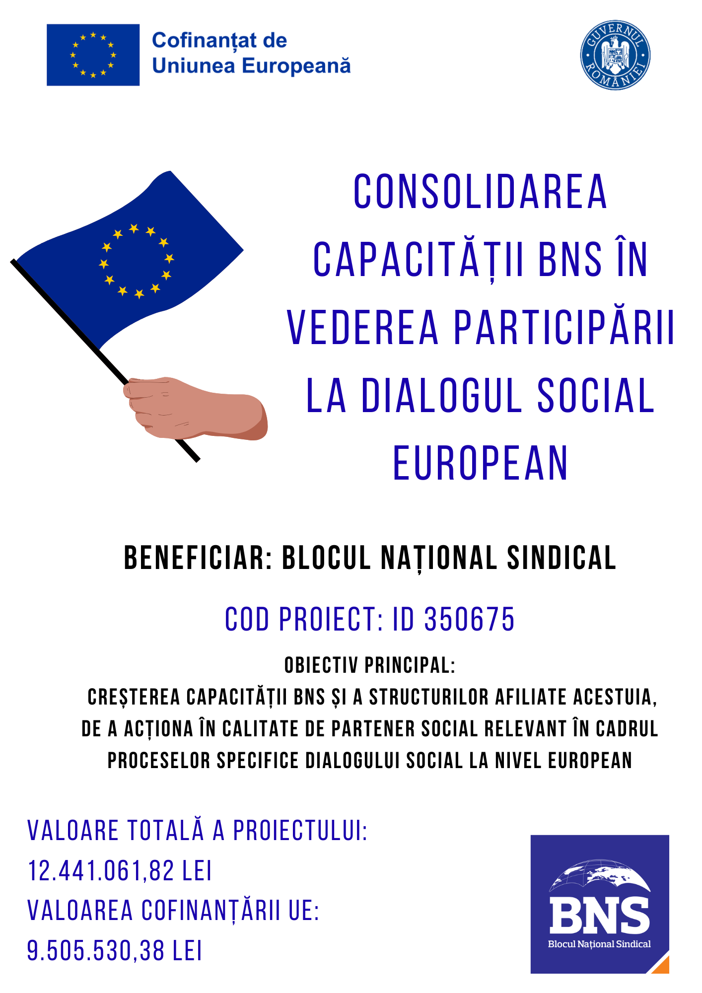 Consolidarea capacitatii BNS in vederea participarii la dialogul social european