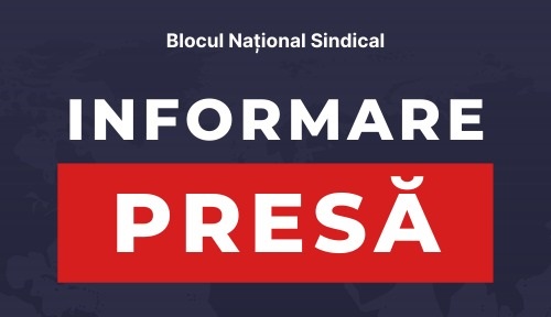 I N F O R M A R E   D E   P R E S Ă - BLOCUL NAȚIONAL SINDICAL PARTICIPĂ LA ÎNTÂLNIREA CONSILIULUI TRIPARTIT 