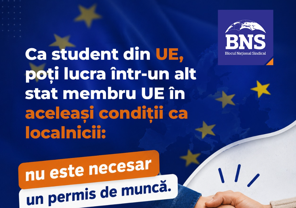Drepturile studenților români care lucrează în timpul studiilor în alte state ale Uniunii Europene