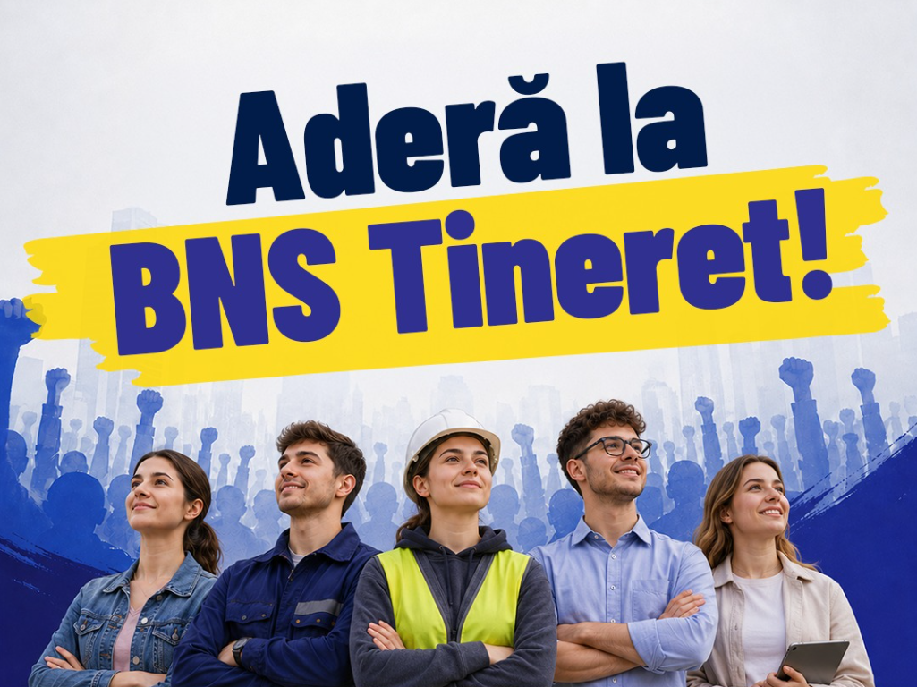 Alătură-te BNS Tineret . Vocea noii generații pe piața muncii din România