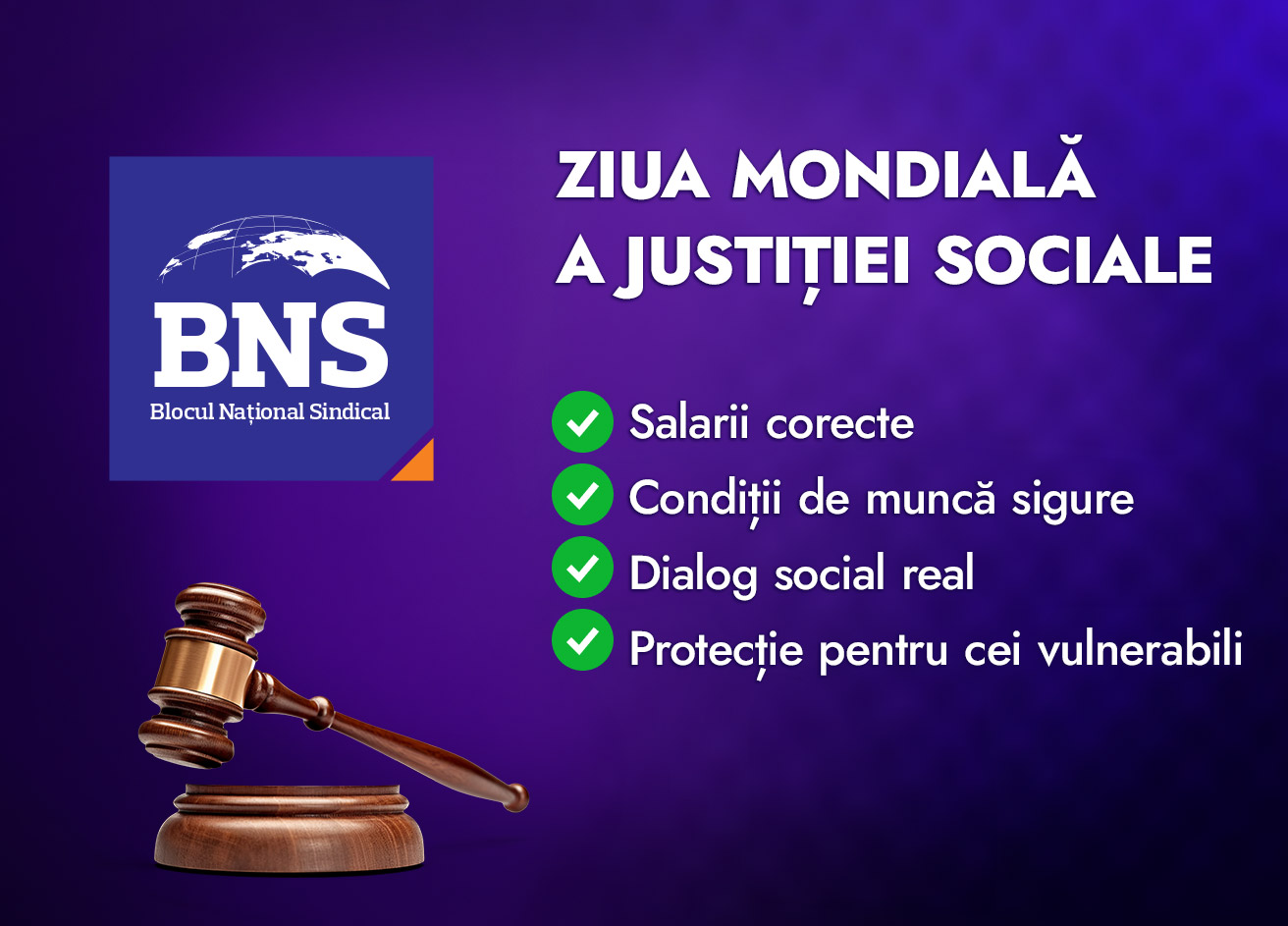 Mesajul BNS de Ziua Mondială a Justiției Sociale